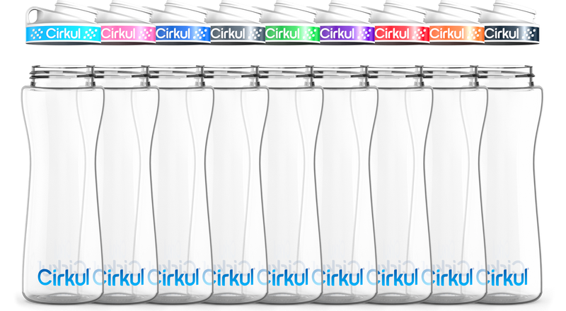 Custom 22oz. Plastic Bottle & Comfort Grip Lid | Modern Pick