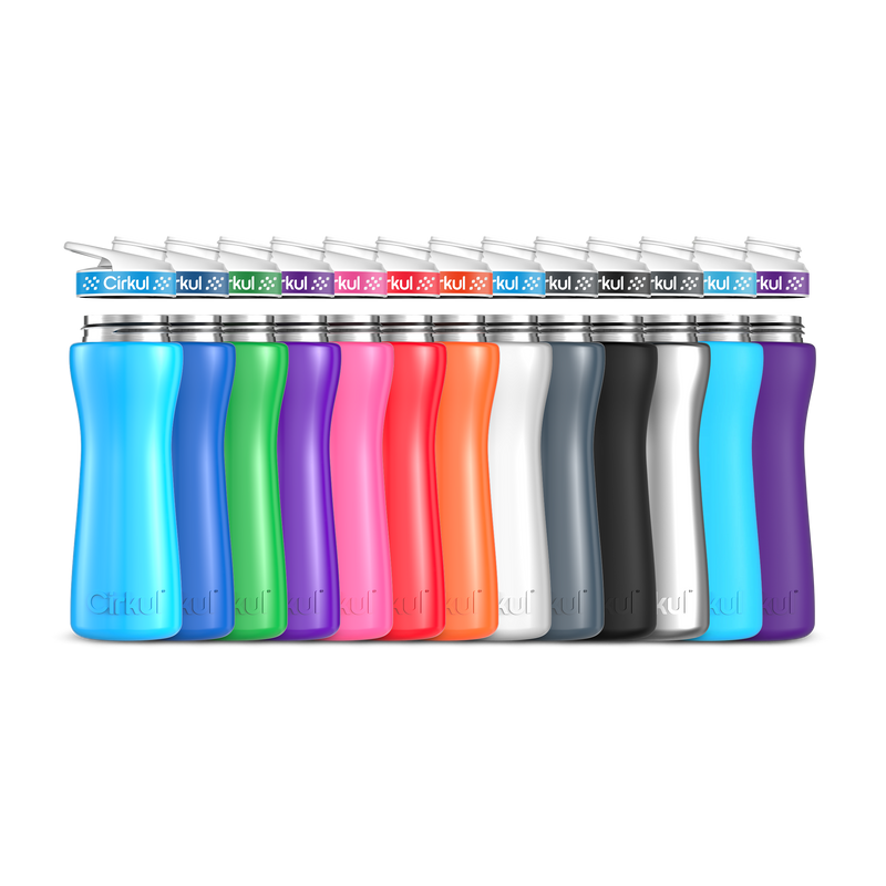 22oz. Stainless Steel Bottle & Comfort Grip Lid | Fresh Choice
