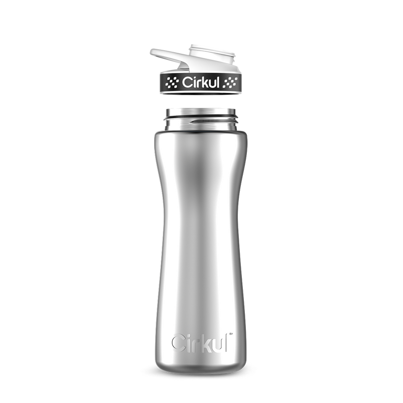 22oz. Stainless Steel Bottle & Comfort Grip Lid | Fresh Choice