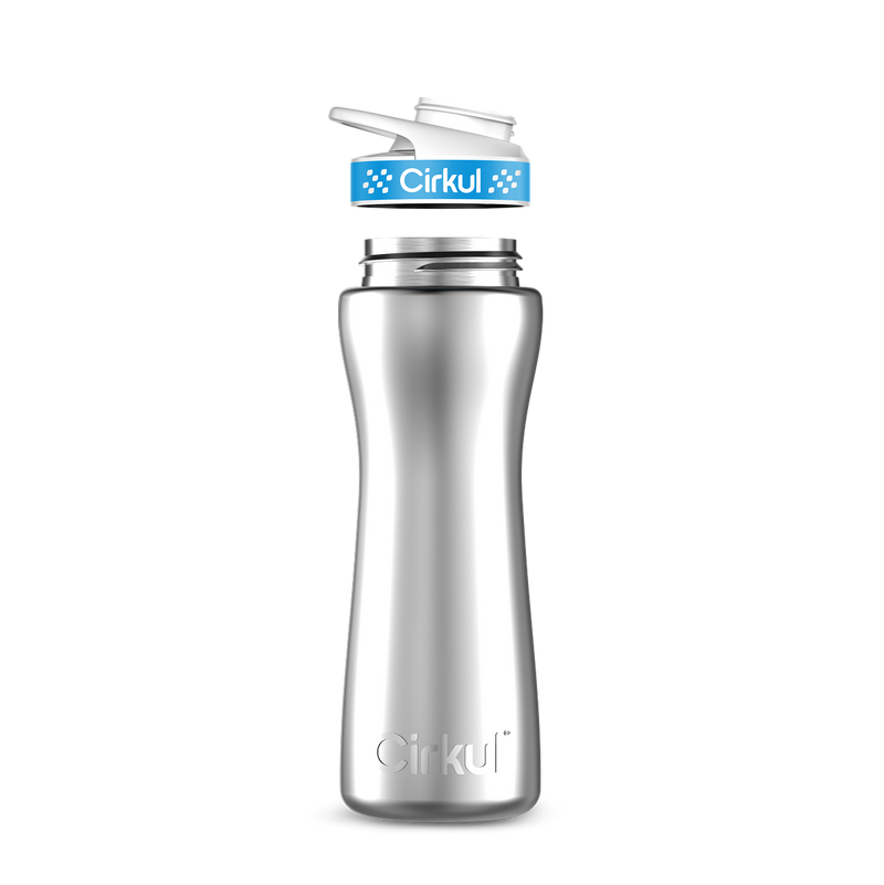 22oz. Stainless Steel Bottle & Comfort Grip Lid | Fresh Choice