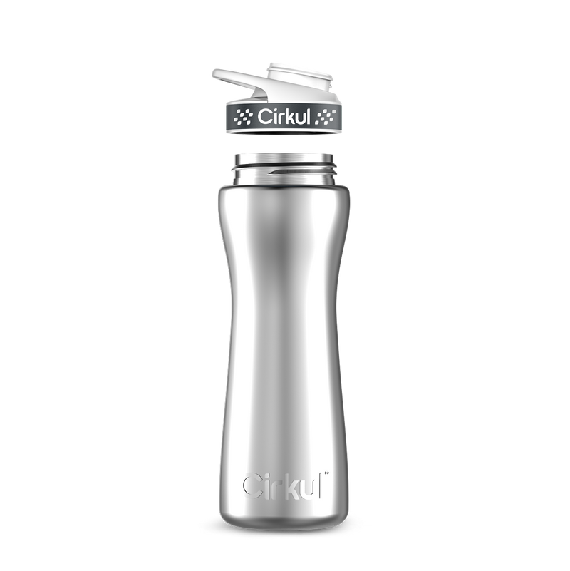 22oz. Stainless Steel Bottle & Comfort Grip Lid | Fresh Choice