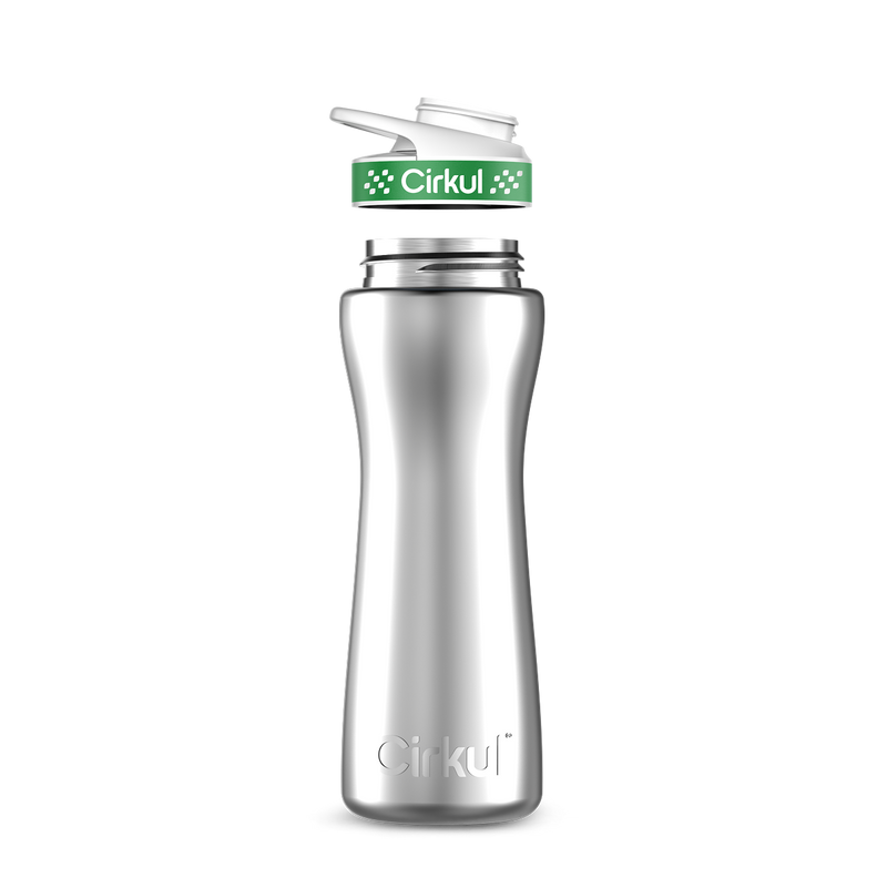 22oz. Stainless Steel Bottle & Comfort Grip Lid | Fresh Choice