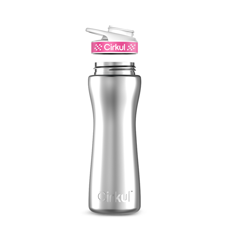 22oz. Stainless Steel Bottle & Comfort Grip Lid | Fresh Choice