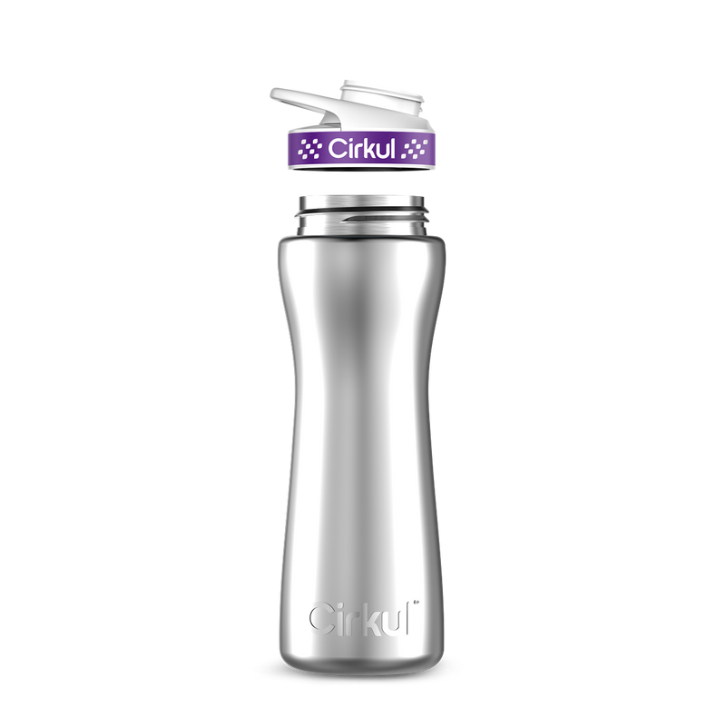 22oz. Stainless Steel Bottle & Comfort Grip Lid | Fresh Choice