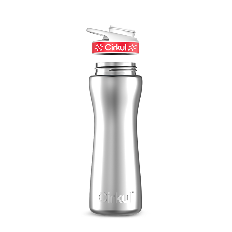 22oz. Stainless Steel Bottle & Comfort Grip Lid | Fresh Choice
