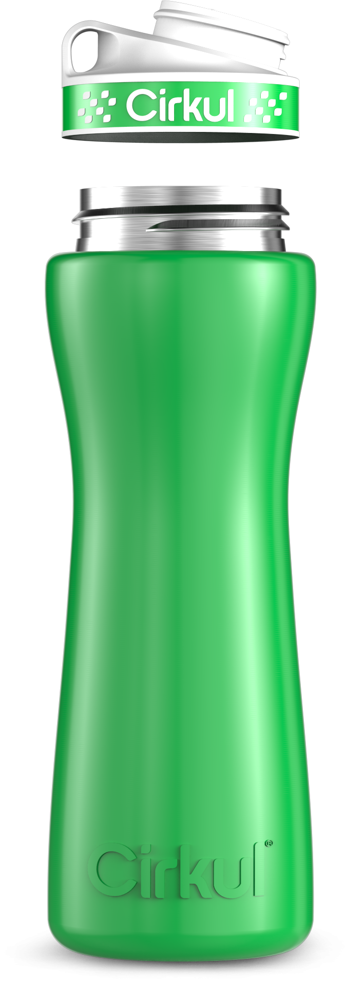 Custom 22oz. Stainless Steel Bottle & Comfort Grip Lid | Clean Series