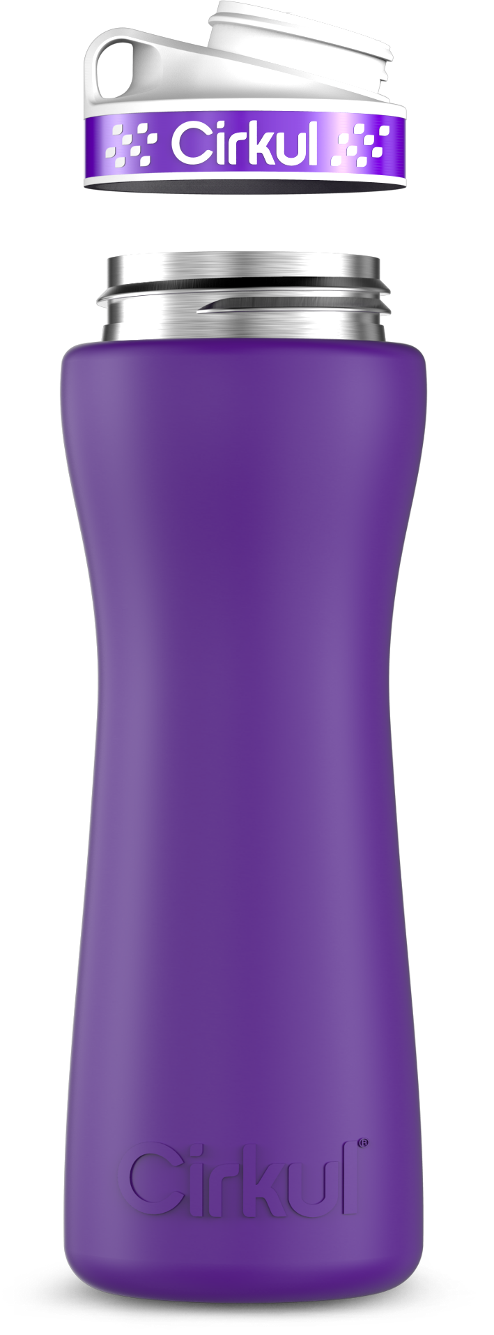 Custom 22oz. Stainless Steel Bottle & Comfort Grip Lid | Clean Series