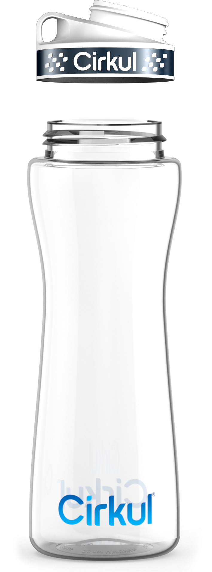 Custom 22oz. Plastic Bottle & Comfort Grip Lid | Modern Pick