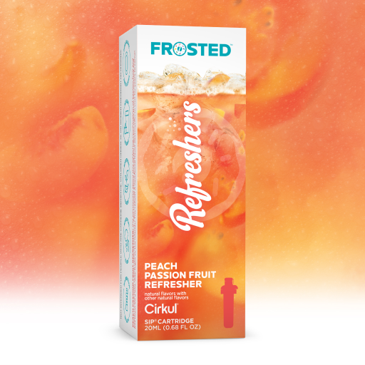 Frosted Peach Passion Fruit Refresher | Easy Series